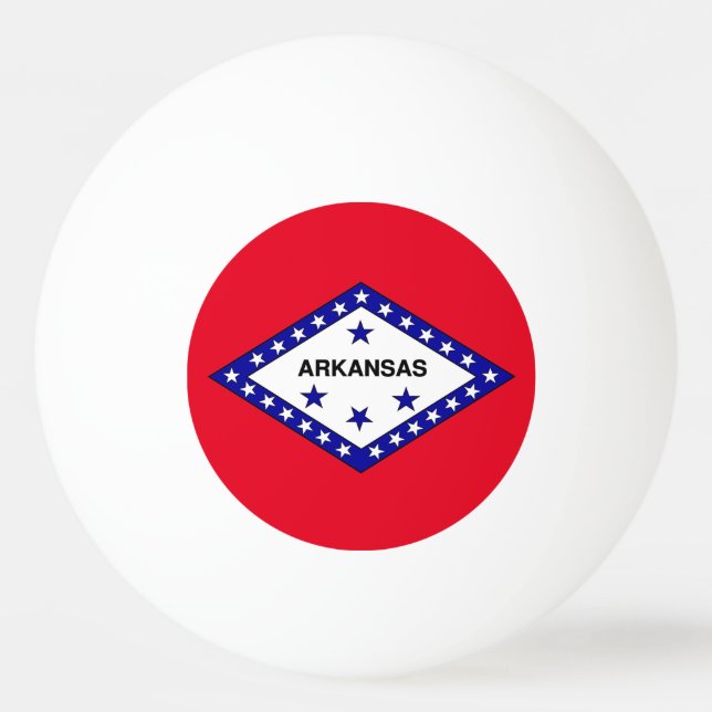 Arkansas flag ping pong ball (Front)