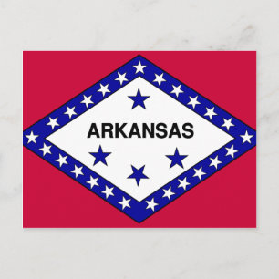 Arkansas Flag Postcard