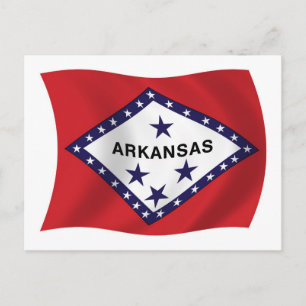 Arkansas Flag Postcard