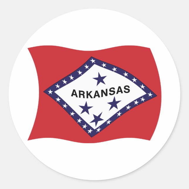 Arkansas Flag Sticker (Front)
