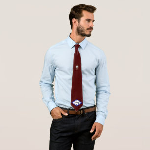 Arkansas flag tie