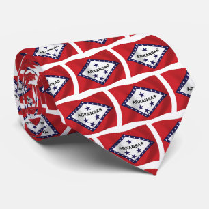Arkansas Flag Tie