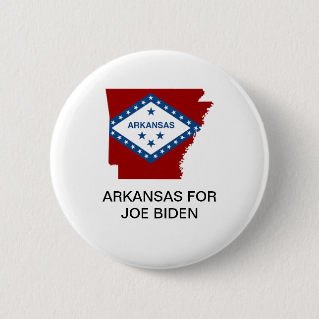 ARKANSAS FOR JOE BIDEN 2020 BUTTON (Front)