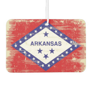 Arkansas grunge Flag Car Air Freshener