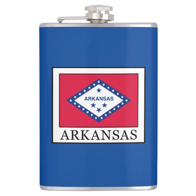 Arkansas Hip Flask (Front)