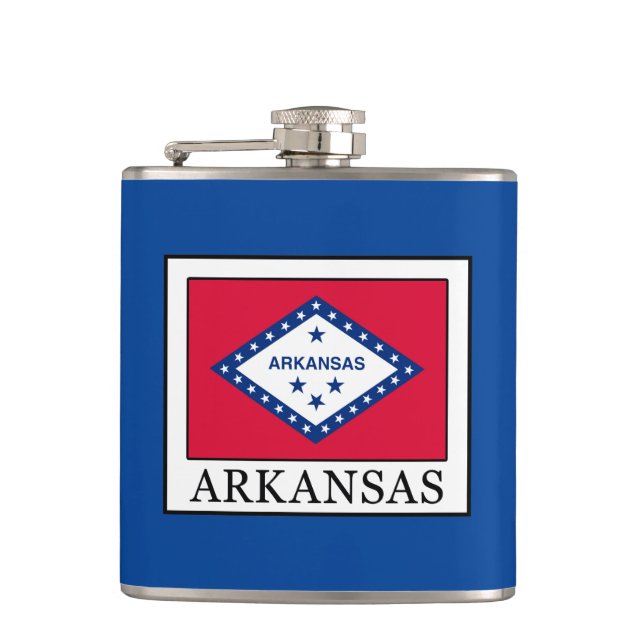 Arkansas Hip Flask (Front)
