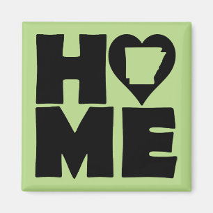 Arkansas Home Heart State Fridge Magnet