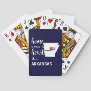 Arkansas home is where the heart is playing cards