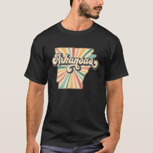 Arkansas Home State US Vintage Retro Country Patri T-Shirt