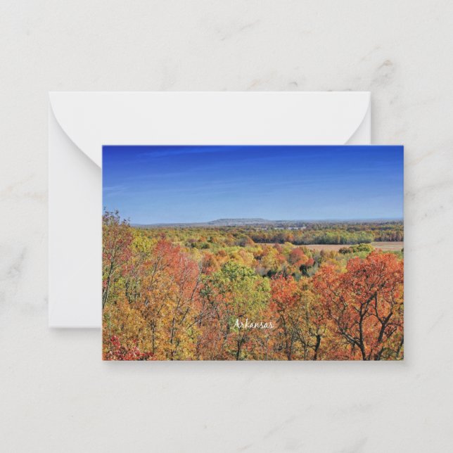 Arkansas landscape, Autumn Card (Front)