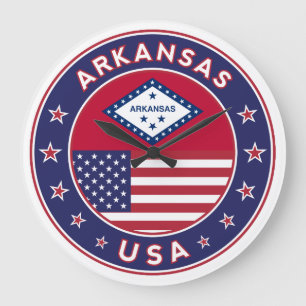 Arkansas Large Clock