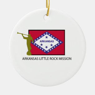 ARKANSAS LITTLE ROCK MISSION CTR LDS CERAMIC ORNAMENT