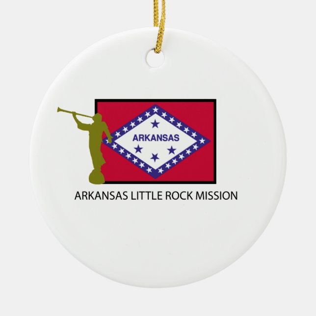 ARKANSAS LITTLE ROCK MISSION CTR LDS CERAMIC ORNAMENT (Front)