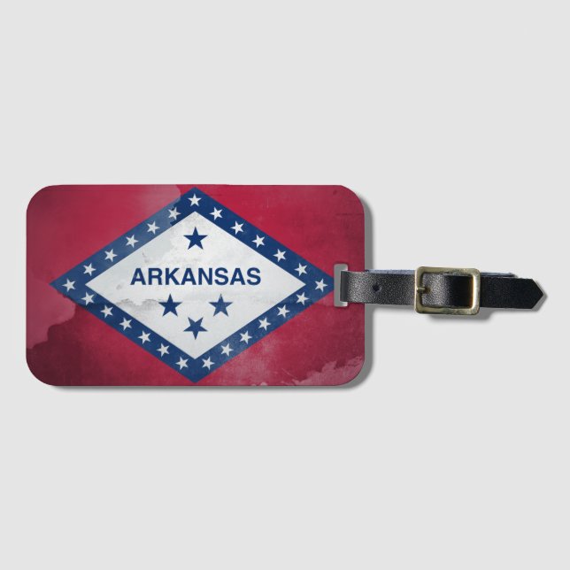 Arkansas Luggage Tag (Front Horizontal)