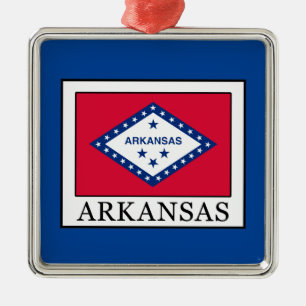 Arkansas Metal Ornament
