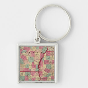 Arkansas, Mississippi, and Louisiana Key Ring