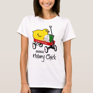 Arkansas Mobile Notary Chick Red Wagon T-Shirt