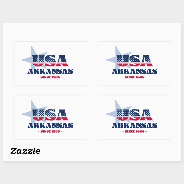 Arkansas My Home State Sticker (Sheet)