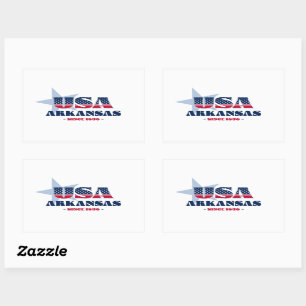 Arkansas My Home State Sticker