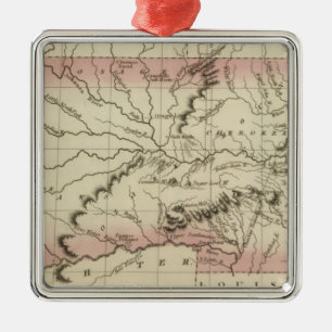 Arkansas, Oklahoma Metal Tree Decoration