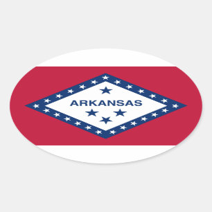 Arkansas Oval Sticker