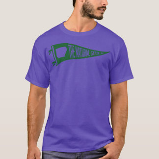 Arkansas Pennant The Natural State Green T-Shirt