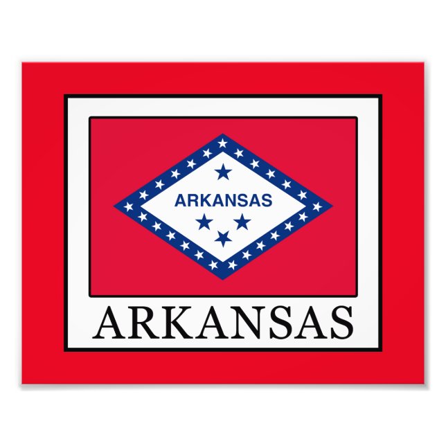 Arkansas Photo Print (Front)