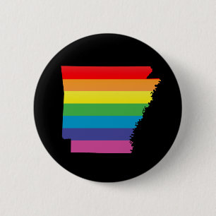 arkansas pride. 6 cm round badge