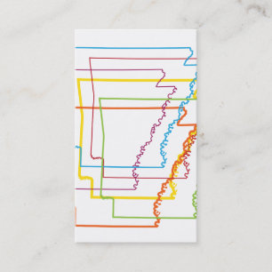 arkansas pride blur business card