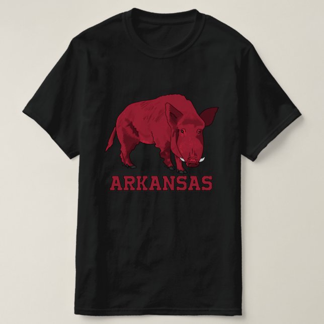 Arkansas Razorback  T-Shirt (Design Front)