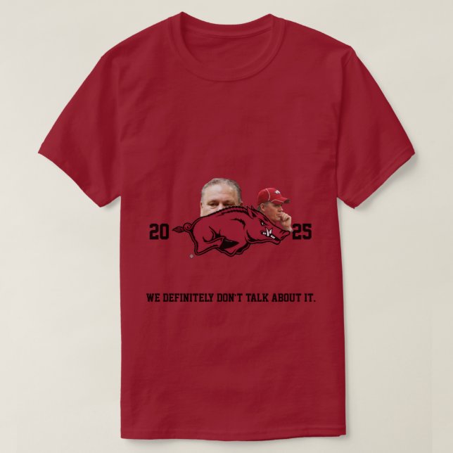 Arkansas Razorbacks 2025 T-Shirt (Design Front)
