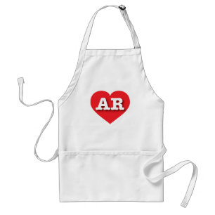 Arkansas Red Heart - I love AR Standard Apron