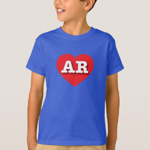 Arkansas Red Heart - I love AR T-Shirt