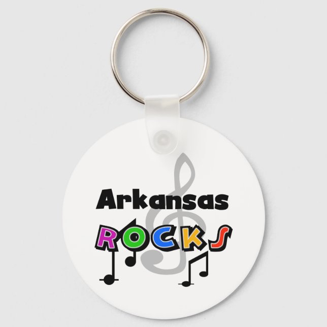 Arkansas Rocks Key Ring (Front)