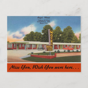 Arkansas, Royal Motel Postcard