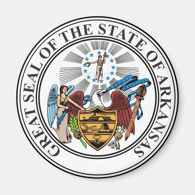 Arkansas Seal Magnet (Front)