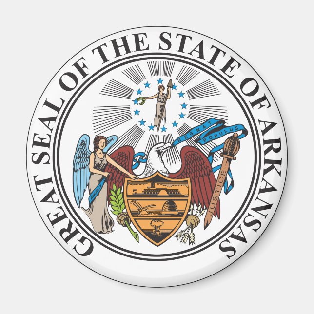 Arkansas sign magnet (Front)