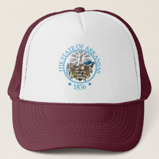 Arkansas sign trucker hat