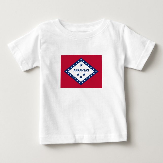 Arkansas State Flag Baby T-Shirt (Front)