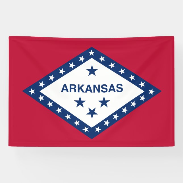 Arkansas State Flag Banner (Horizontal)