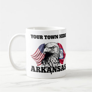 ⭐Arkansas State Flag Custom Design Coffee Mug
