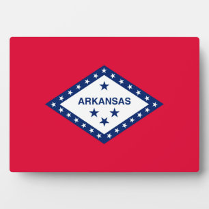 Arkansas State Flag Design Decor Plaque