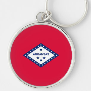 Arkansas State Flag Design Key Ring