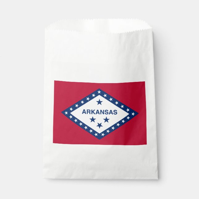 Arkansas State Flag Favour Bag (Front)