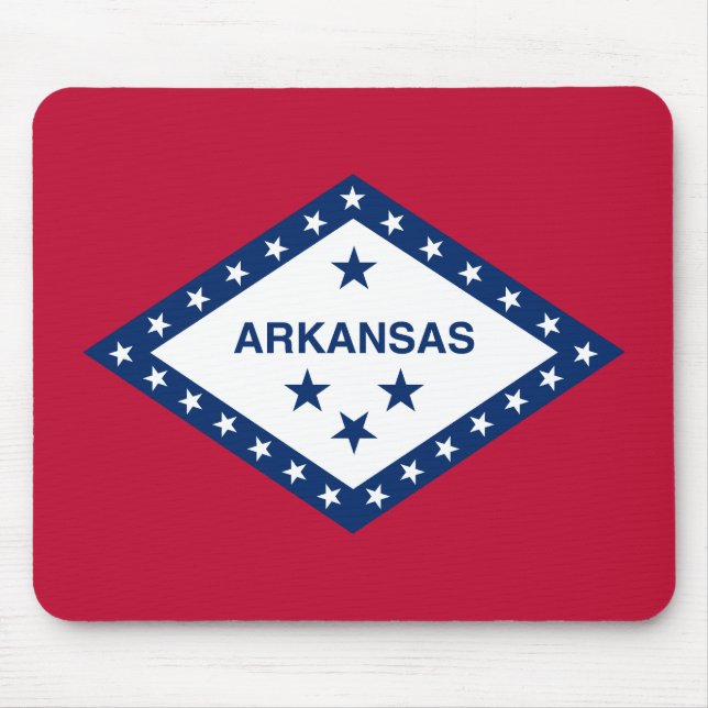 Arkansas State Flag Mouse Pad (Front)