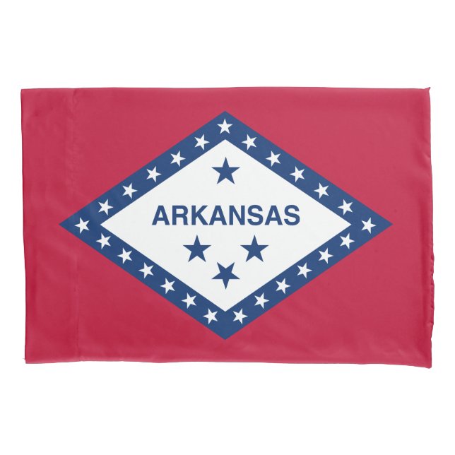 Arkansas State Flag Pillowcase (Front)