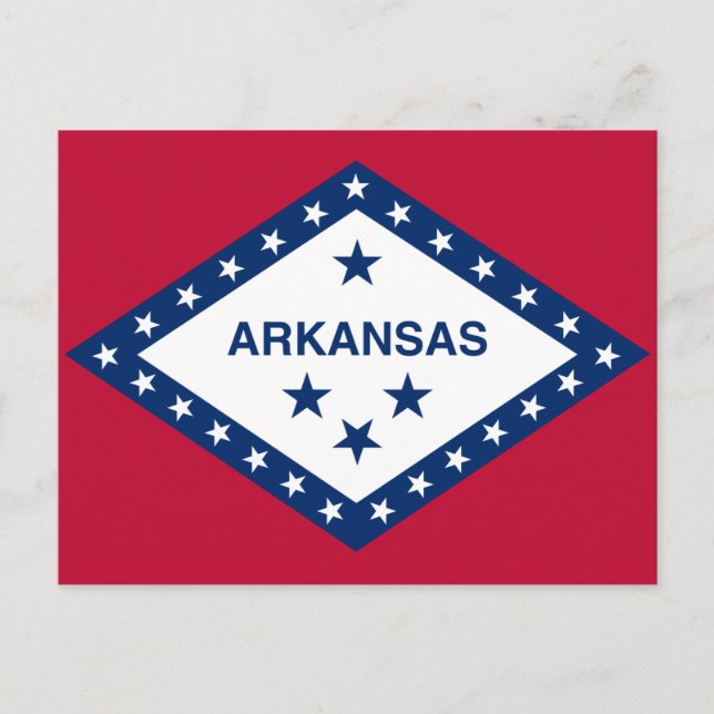 Arkansas State Flag Postcard (Front)