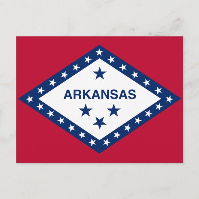 Arkansas State Flag Postcard (Front)