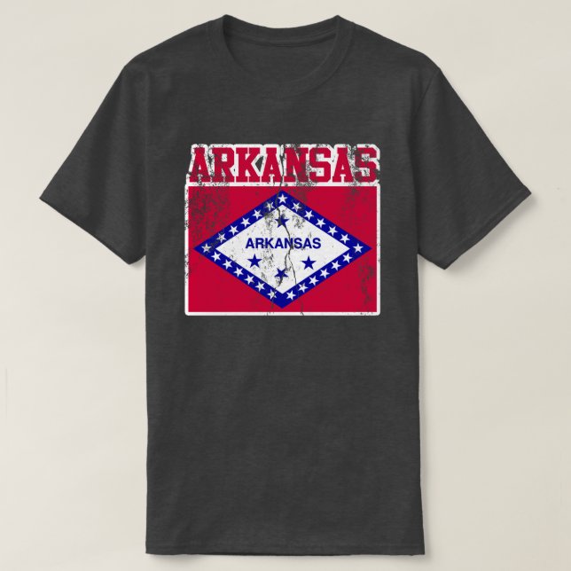 Arkansas State Flag T-Shirt (Design Front)