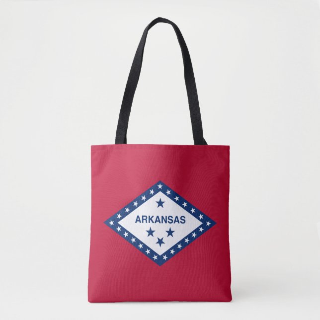 Arkansas State Flag Tote Bag (Front)